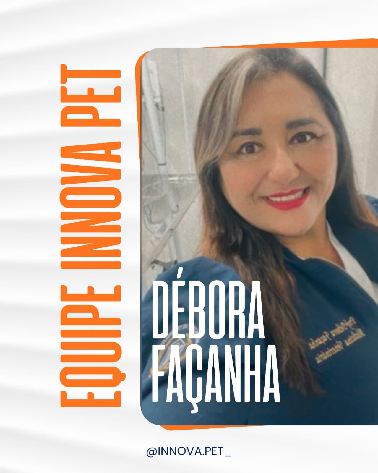 Retrato de Débora Façanha, integrante da equipe INNOVA PET